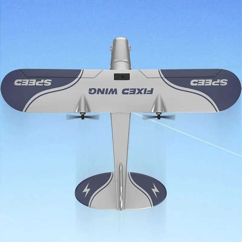 2.4G ★ Ty9 RC เครื่องบินร่อนพร้อมไฟ LED ปีกขว้างมือ รีโมทคอนโทรล โมเดลเครื่องบินไฟฟ้าสำหรับผู้ใ