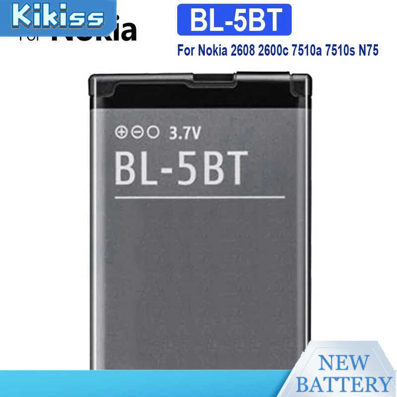 BL-5BT 870mAh original Battery para sa Nokia 2608 2600c 7510a 7510s N75