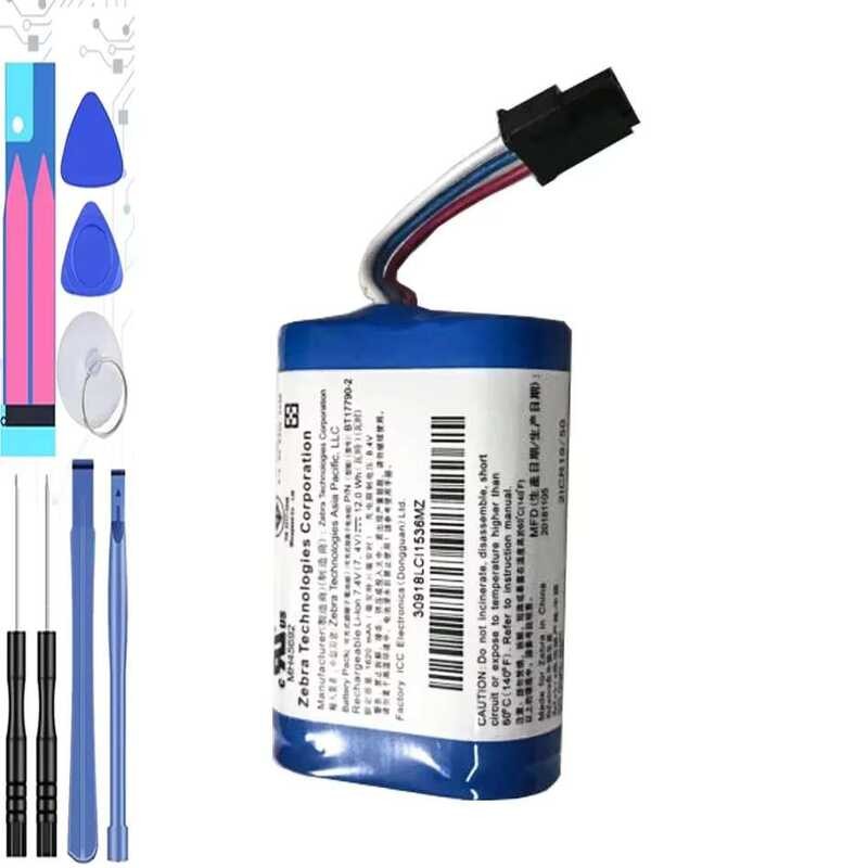 1500mAh Printer แบตเตอรี่ for Zebra MZ220, MZ320 BT17790-1/BT17790-2 - Stable Power