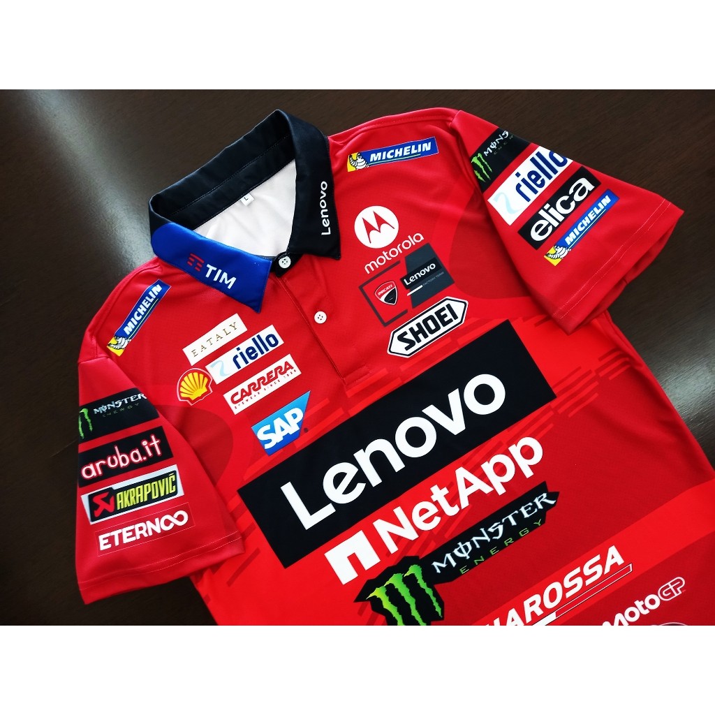 เสื้อPolo MotoGP เสื้อโปโลทีม ดูคาติ เลโนโว่ 2025 MG0210 รูปที่ 6