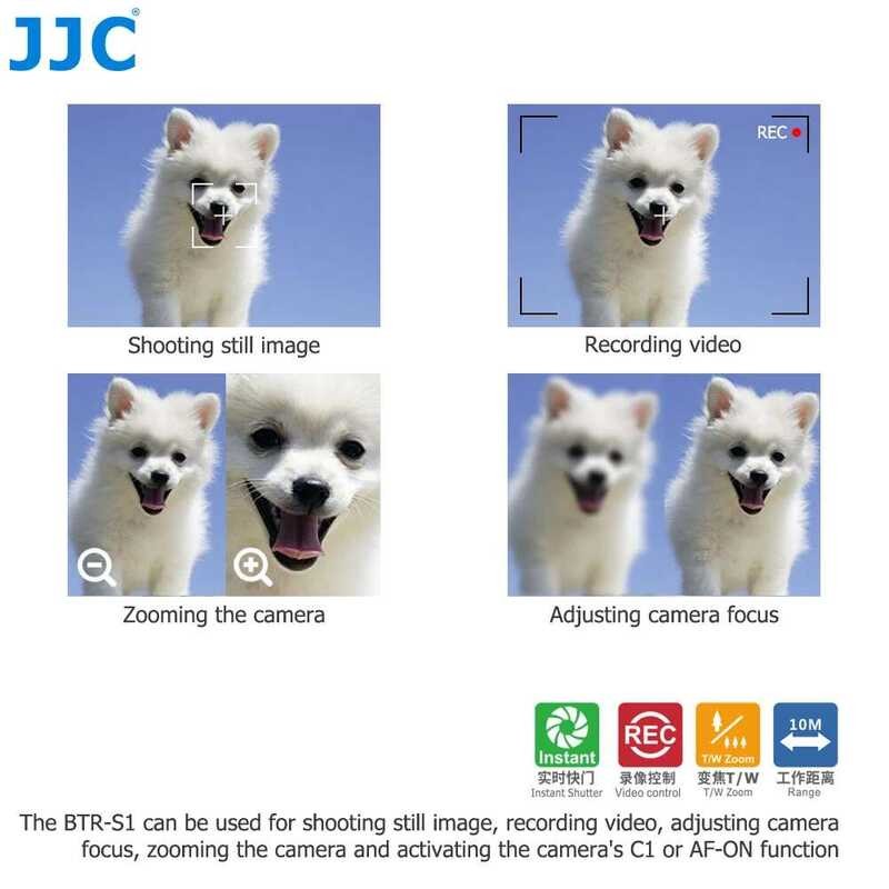 ❃ JJC รีโมทคอนโทรลไร้สายบลูทูธสําหรับกล้อง Sony Zv-E1 Zv-E10 Zv-1 Fx30 A7r V A7m4 A7iv A7iii IV ❃