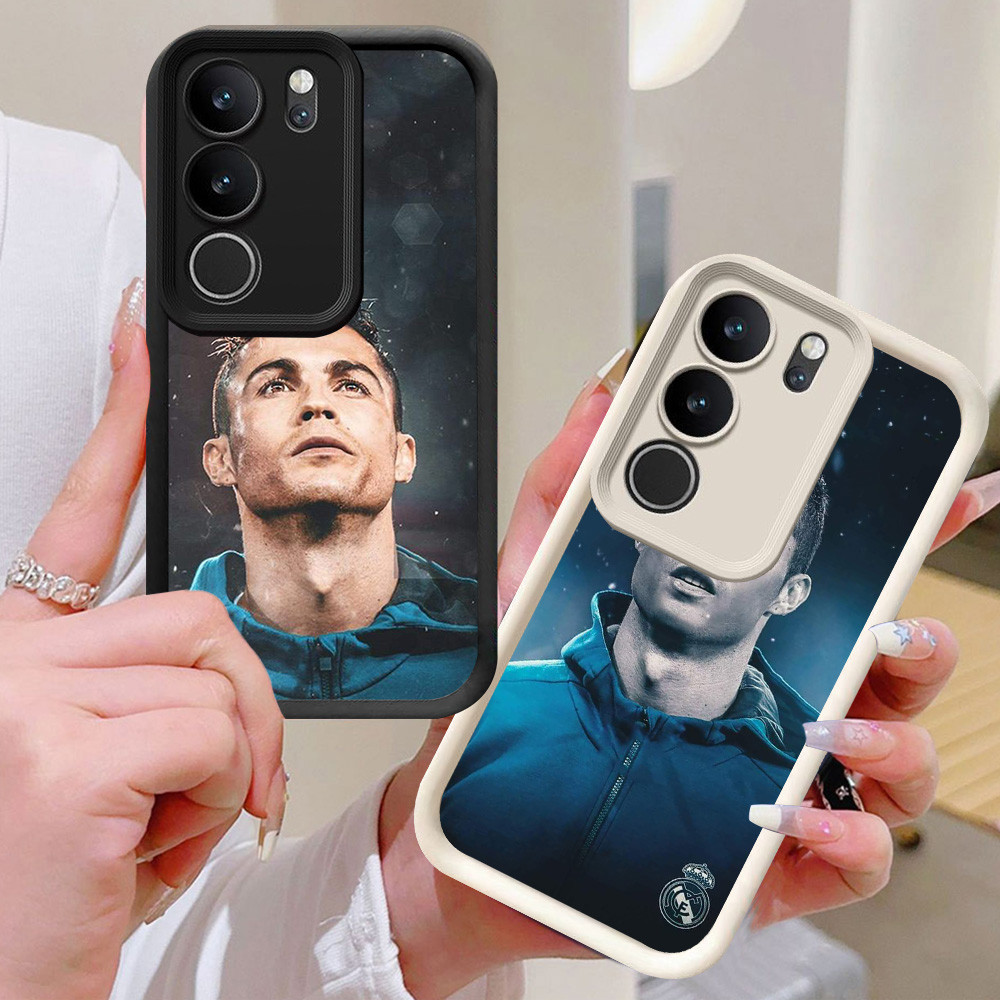 BI12 CR7 Ronaldo Casing สําหรับ Infinix HOT 60 60i 50i 50 Pro Plus 5G สีขาวสีดํา