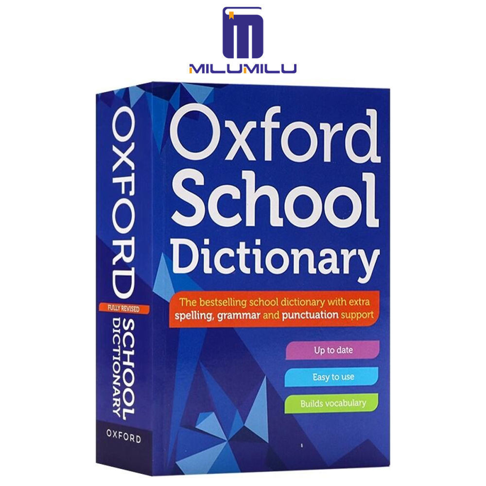 Oxford School Dictionary ฉบับใหม่โดย Oxford Dictionary Books สําหรับการเรียนรู้นอกหลักสูตรสําหรับเด็
