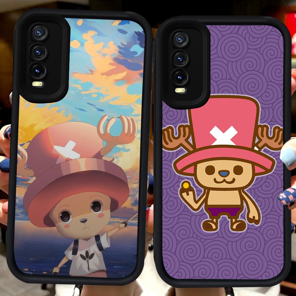 ปลอกสีดําสําหรับ VIVO Y11s Y20i S1 Pro Y20 Y66 Y20s Y83 V15 V17 V19 Neo Y12s Y400 H5 One Piece Chopp