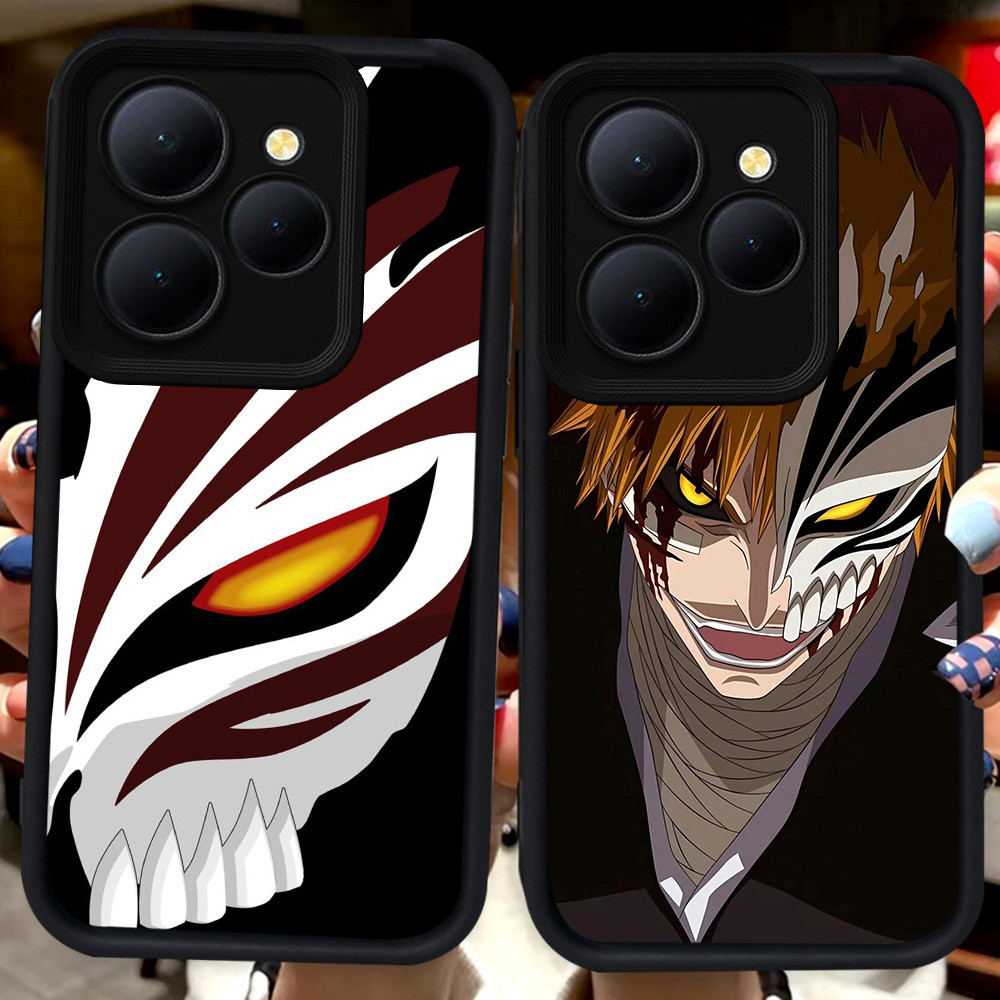 ปลอกสีดําสําหรับ Tecno POP Spark GO1S 9 7 8 20 Pova 5 4 GO GO1 6 Pro Camon 12 GO2 40 30C Plus 5G H49