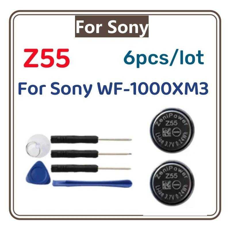 ❃ 2-10  ชิ้น/ล็อต Zenipower Z55 1254 เปลี่ยน Cp1254 แบตเตอรี่ 3.7V สําหรับ Sony Wi-Sp600n Wf-Sp7 ❃