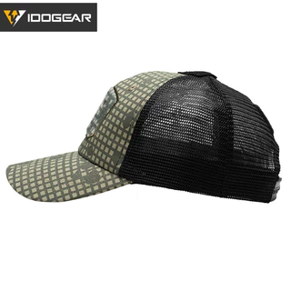 IDOGEAR Tactic B1 เบสบอลหมวกครึ่งตาข่ายระบายอากาศกลางแจ้งกีฬาฤดูร้อนบังแดด Tactic หมวก 3621