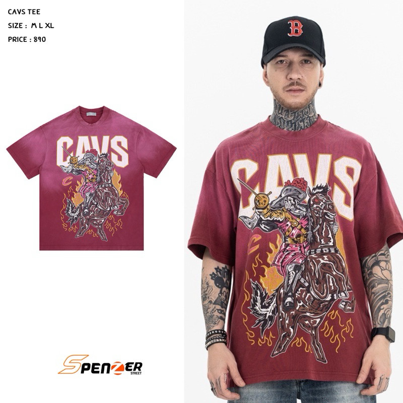 ♞,♘,♙[พร้อมส่ง] Spenzer.street | cavs teeโอเวอร์ไซส์ เสื้อผ้าสตรีท เนื้อผ้าดี คุณภาพเยี่ยม ทันกระแส