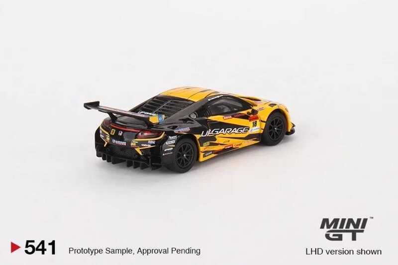 โมเดล ☢ MINIGT 1/64 ฮอนด้า NSX Gt3 Evo22 # 18 TEAM UPGARAGE 2022 รถซีรีส์ Super GT ของเล่นโลหะผ