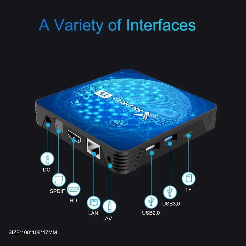 กล่องสมาร์ททีวี ★ X88 Pro ATV Rk3318 Android 11.0 2.4G /5G Dual Wifi6 HD 4K Netflix 1080P เครื่