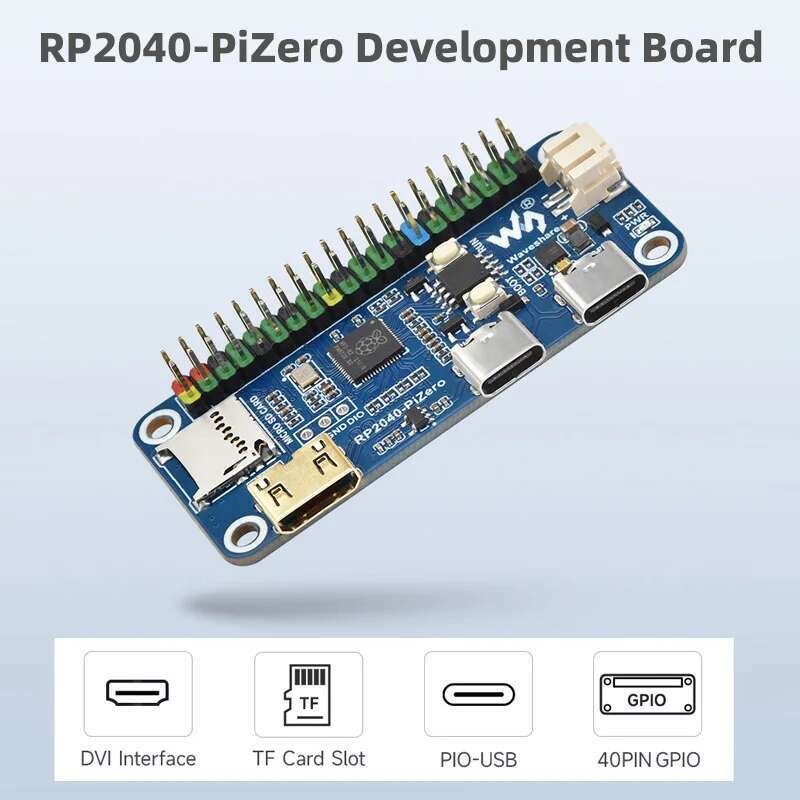 VN Raspberry Pi PICO RP2040-PiZero ตามที่ RP2040 ใช้งานร่วมกับ Raspberry Pi ZERO ขนาด 16MB แฟลช GPIO
