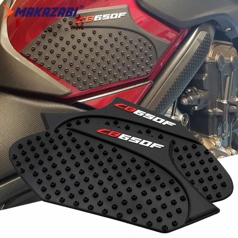 LY Motorcycle Sticker Anti Slip Fuel Tank Pad 3M Side Gas Knee Grip Traction Pads For Honda Cbr650f