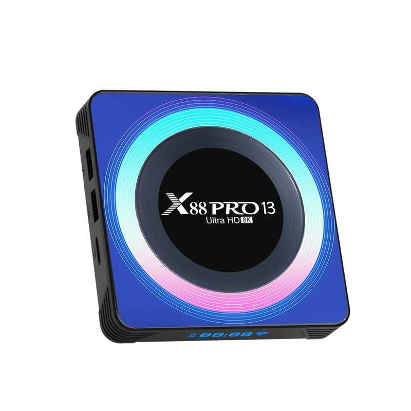 กล่องทีวี ★ X88 PRO 13 Android 13.0 OTA Rockchip Rk3528 4Gb RAM 64Gb ROM 8K 4K 3D HDR Wifi6 Bt5