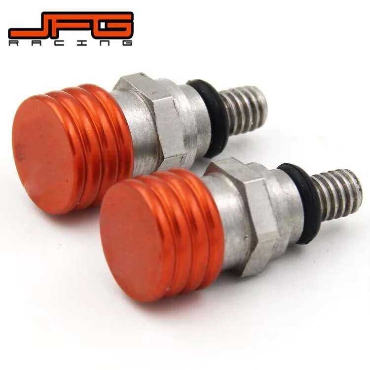 ▥ รถจักรยานยนต์ M4 * 0.7 มม.Air Bleeder วาล์วสําหรับ KTM SX XC EXC SXF XCF EXCF WP 50 65 85 125