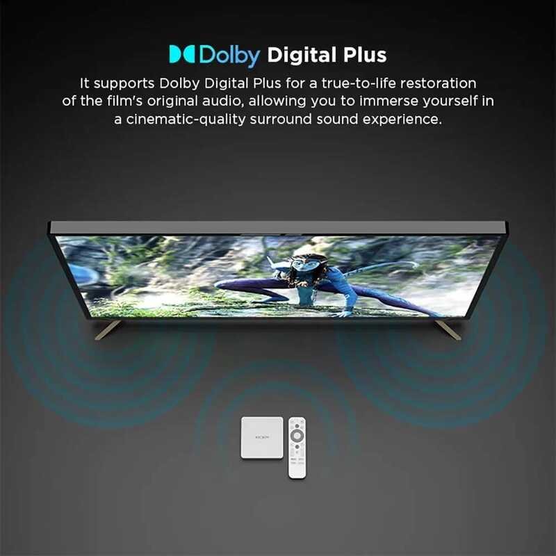 กล่องรับสัญญาณ ★ KICKPI Kp1 Google Netflix Android 11. Amlogic S95y4 2Gb 32Gb เครื่องเล่นมีเดีย