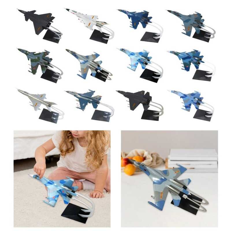 LY 1/72 Su-27/Su-30/Su-34/Su-37/J-11B Diecast Aircraft Airplane Model Fighter Raptor Plane With Sta