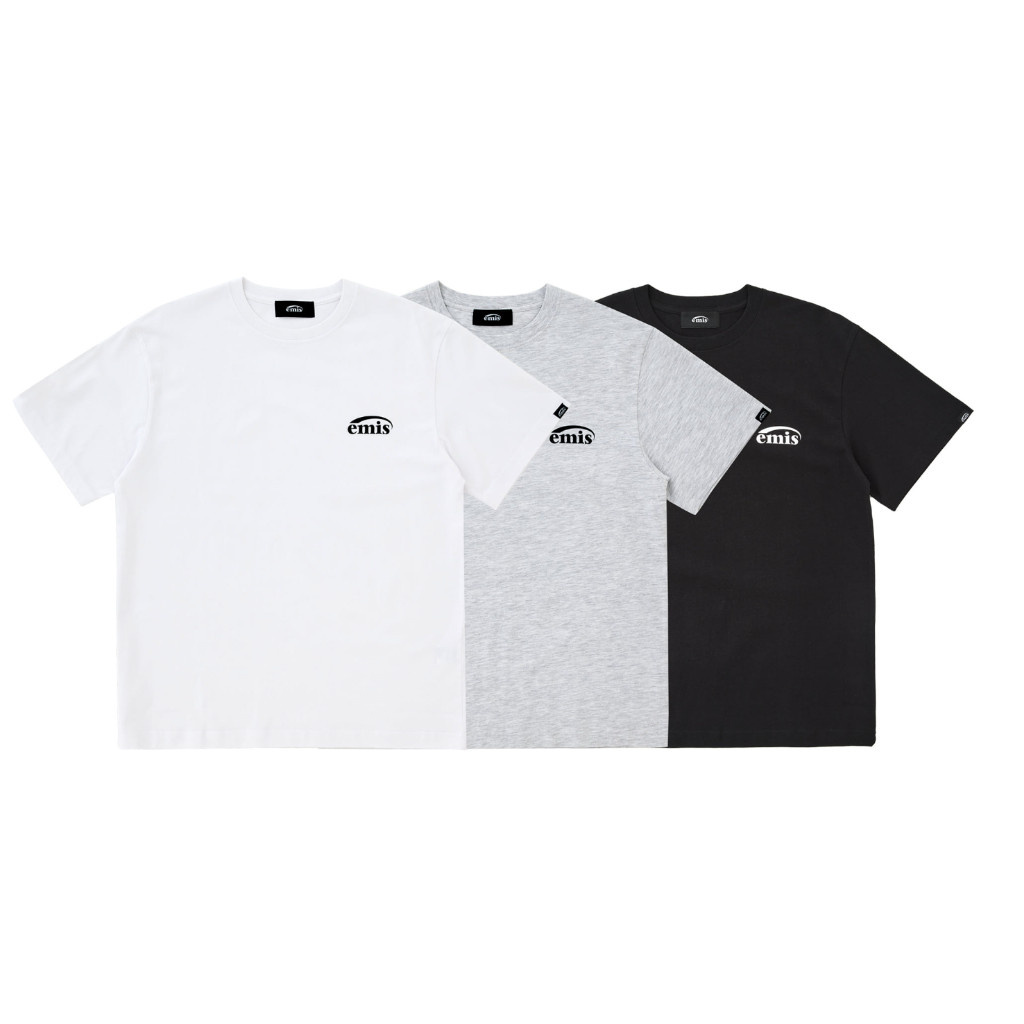 ♞Emis | 3PACK T-SHIRT SET A (WH/BK/HG) SIZE L (พร้อมส่ง) WHF