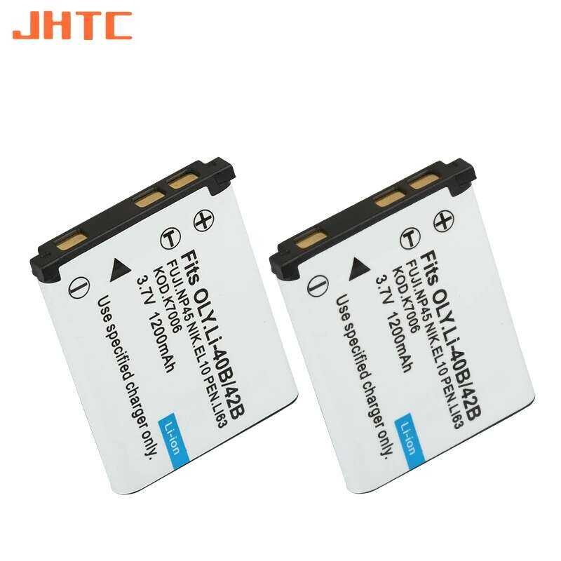 ❃ 1200Mah Li-40B Li40b Li42bชาร์จแบตเตอรี่กล้องสำหรับolympus Li-42B Pentax D-Li63 Fuji Np-45 Ni
