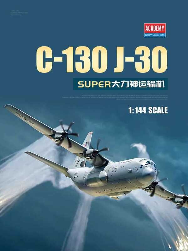 ชุดโมเดล Academy 12631 เครื่องบินขนส่ง Hercules C-130J-30 1/144