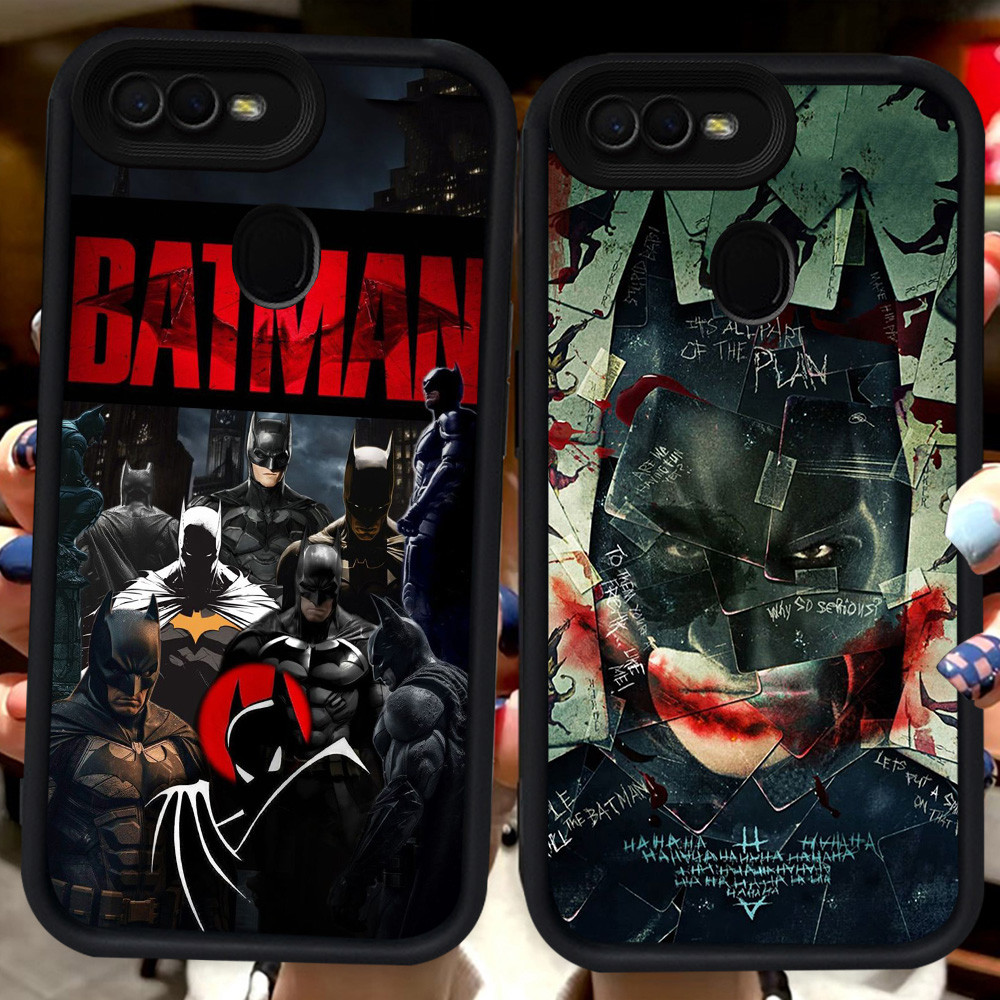 ปลอกสีดําสําหรับ OPPO A5 A11K F9 F7 A1K A3S A7 A12E A12 F5 A12s A5S Pro H93 The Dark Knight