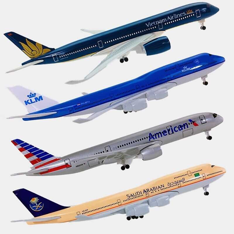 LY 20Cm Airplaes Boeig B747 B787 Airbus A350 A320 Aires Plae Models Aircraft Toys With Ladig Gear K