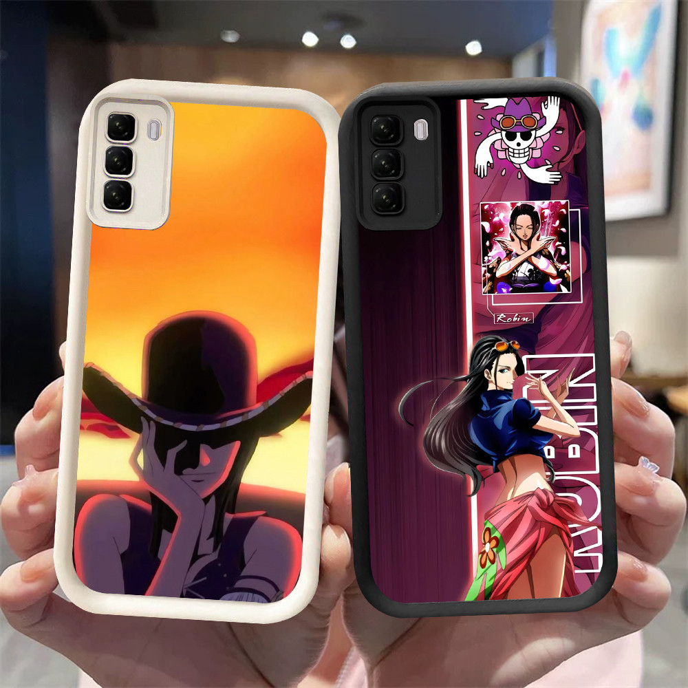 YA-29 Nico Robin เคสกันกระแทกสําหรับ Infinix HOT 50 Tecno POP Pova 5 8 9 Spark 20 ITEL P55 RS4 Pro P