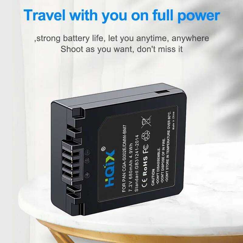 ▥ HQIX สําหรับ  Dmc-Fz1 Fz5 Fz15 Fz2 Fz3 Fz4 Fz10 Fz20 Fx1b Dmw-Bm7 กล้อง Cga-S002e Bm