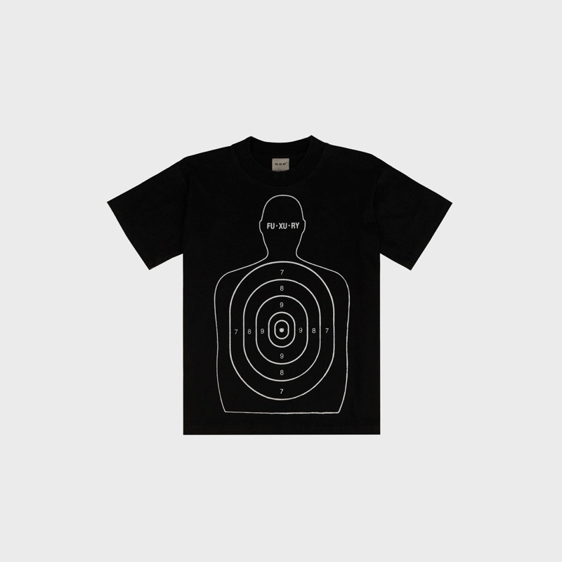 ♞,♘Target Faded Black Tee FTH
