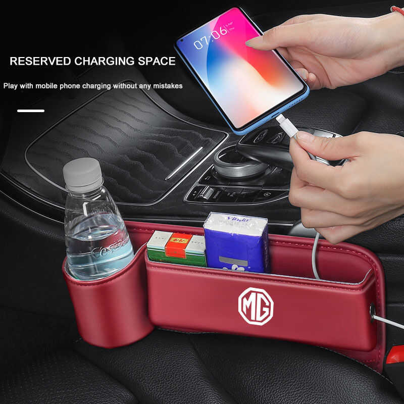 ▣ Seat Crevice Storage Box Cup Holder For MG Hs Zs Ep Mg5 Mg3 Ev Rx5 5 6 2023 Car Accessories