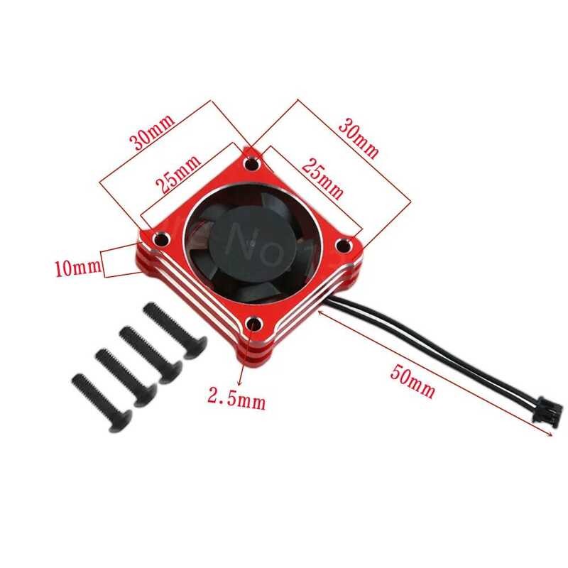 ชิ้นส่วนซ่อมรถ ✠ RC Hobbywing Drift ESC Xd10 PRO พัดลมโลหะความเร็วสูง 5V-8V 22000Rpm ✠