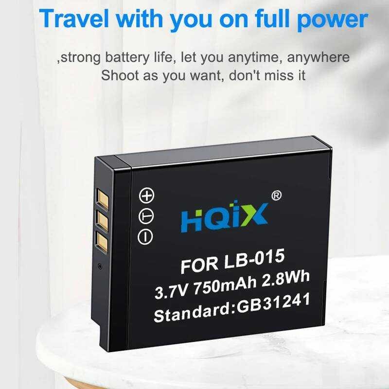 ▥ HQIX สําหรับ Kodak PIXPRO Wpz2 กล้องดิจิตอล Lb-015 Charger แบตเตอรี่