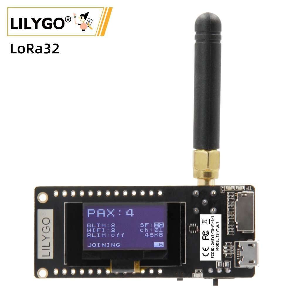 ลิลลี่โก® TTGO LoRa32 V2.1_1.6 รุ่น 433/868/915Mhz ESP32 LoRa OLED 0.96 นิ้วการ์ด SD บลูทูธ WIFI โมด
