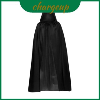 เสื้อคลุมฮาโลวีน คอสเพลย์สไตล์แวมไพร์และแม่มด สีดำ เหมาะสำหร…