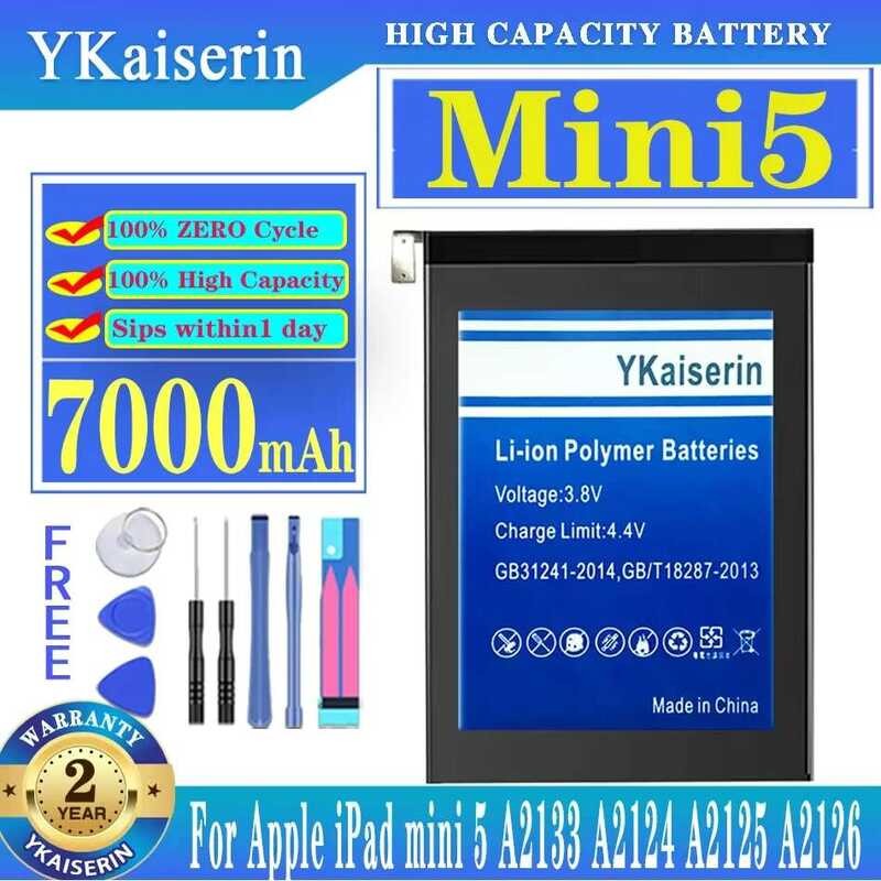 7000mAh Tablet Battery for Apple iPad mini 5 A2133 A2124 A2125 A2126 mini5