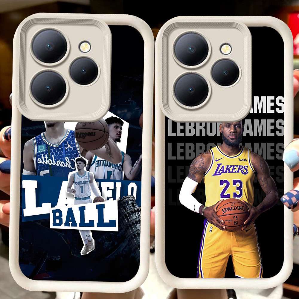 H106 บาสเกตบอล Star ปลอกสีขาวสําหรับ ITEL A70 RS4 A80 P65 A50 S23 P55 A90 5G City 100