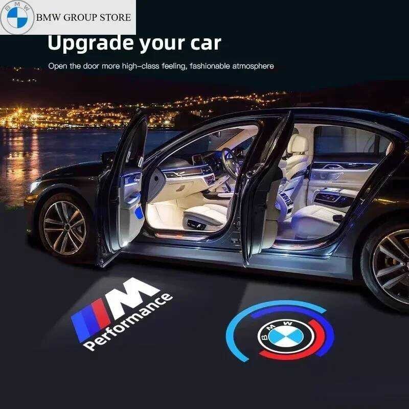 ▥ กลุ่ม 2/4 ชิ้นรถ HD Led ยินดีต้อนรับสําหรับ E90 E92 M3 E60 E61 E65 F01 F02 F10 F30 F48 G30 G3