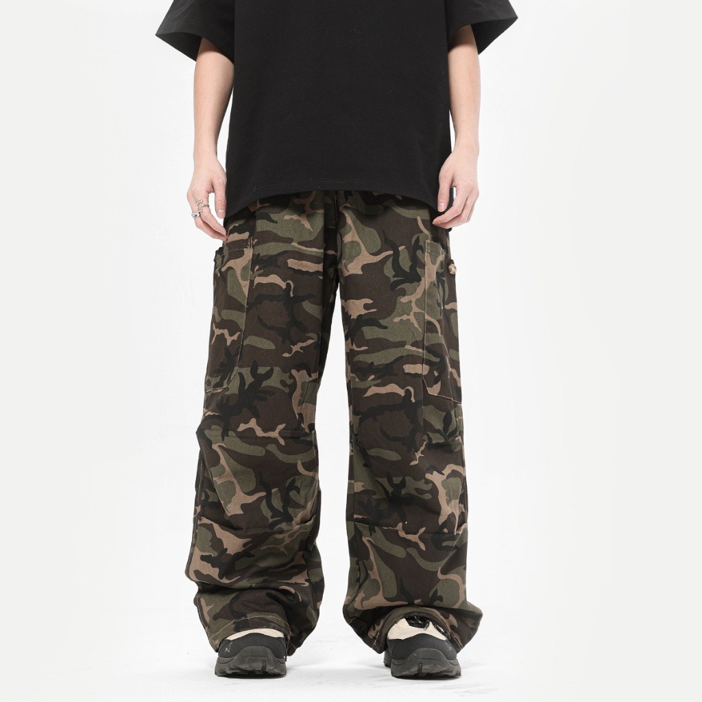 ♞,♘,♙พร้อมส่ง] Spenzer.street | Camo cargo V.3โอเวอร์ไซส์ เสื้อผ้าสตรีท เนื้อผ้าดี ทันกระแส unisex