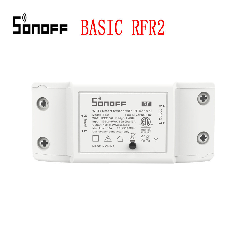 SONOFF BASIC RFR2 สวิตช์อัจฉริยะ 433 Easy Welfare App Supporter ฟรีสติกเกอร์