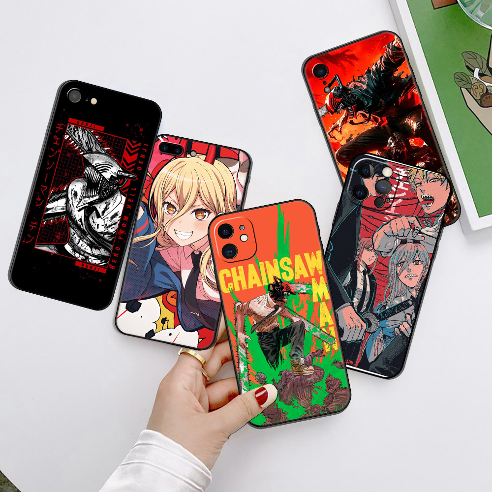 เคสโทรศัพท์สําหรับRealme 9 9i 10 Pro Plus 12 Lite 12X 13 12 + P1 NF31 Anime Chainsaw Man caseg
