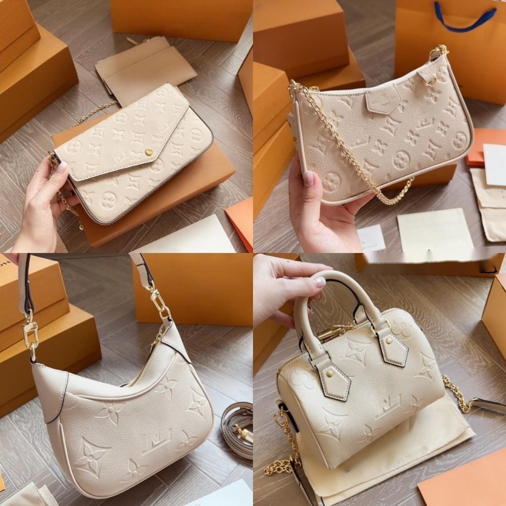L Series 〖LeTi Luxury Boutique〗 Croissant Underarm Handbag Mahjong Speedy Pillow Three-in-One Envelo