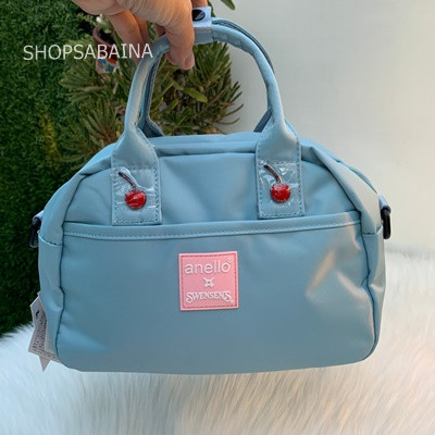 ♞ANELLO X SWENSEN'S Shoulder Boston bag กระเป๋าสะพายข้าง Swensens DJK