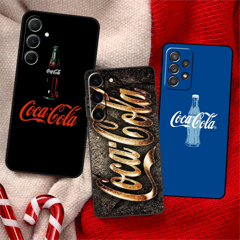 SAMSUNG เคสโทรศัพท์สีดํานุ่มสําหรับSamsung Galaxy A72 A73 M02 M20 M22 M23 M30 M30S M31 M40 M40S M42 