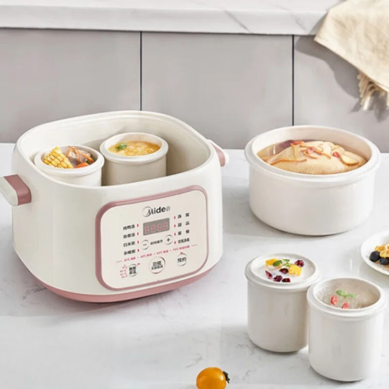 Midea Electric Stew Pot Water Separation Stew Pot Bird's Nest Stew Electric Soup Pot Electric Cookin