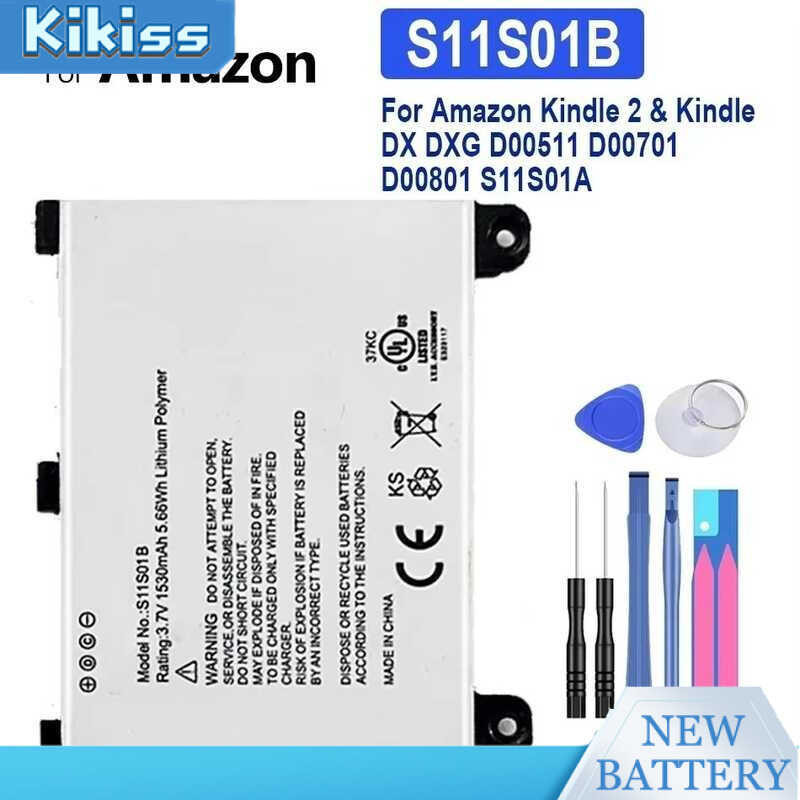 S11S01B 1530mAh Battery For Amazon 2 & Kindle DX DXG D00511 D00701 D00801 S11S01A