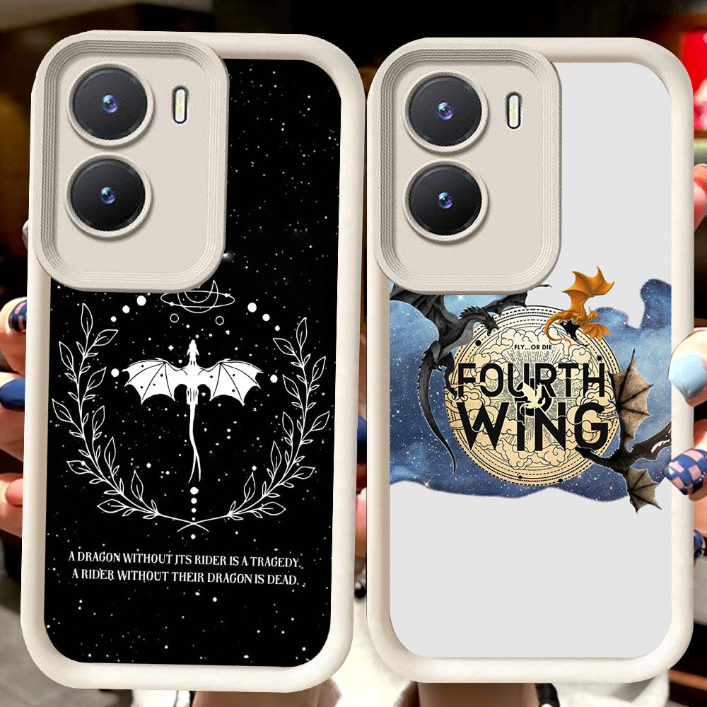 H81 Fourth WingปลอกสีขาวสําหรับVIVO Y35 Y75 Y01 Y55 Y22 iQOO 13 Z10 T4 Z9X Y15s Y22s Y56 Y15a Z9 Y16