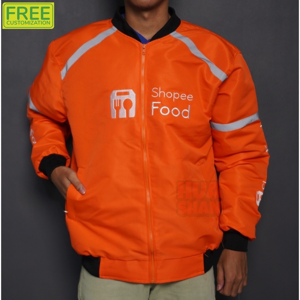 Bomber JACKET SP33 ORN – MOTORCYCLE JEKET – เสื้อแจ็คเก็ตมอเตอร์ไซค์กันน้ํา – SFD ORANYE JACKET