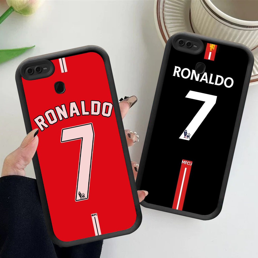 YB-9 Cristiano Ronaldo เคสกันกระแทกสําหรับ OPPO A7 F7 A12s A12 F9 A5S Realme 2 Pro