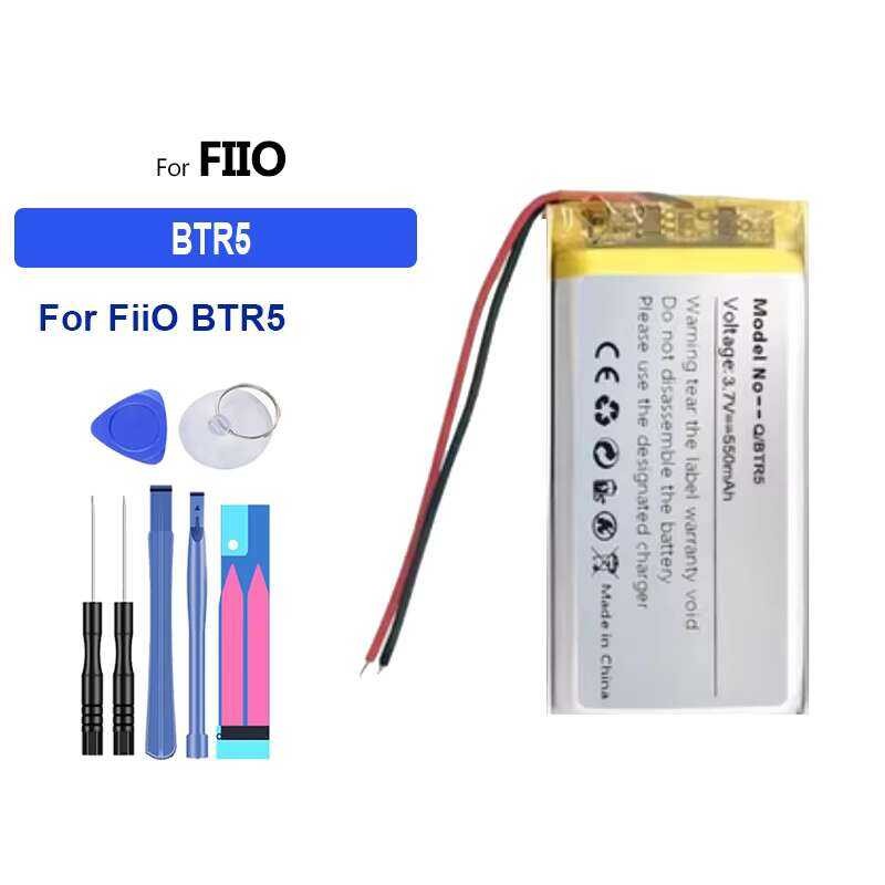 550mAh Earphone แบตเตอรี่ for FiiO BTR5 - High Performance