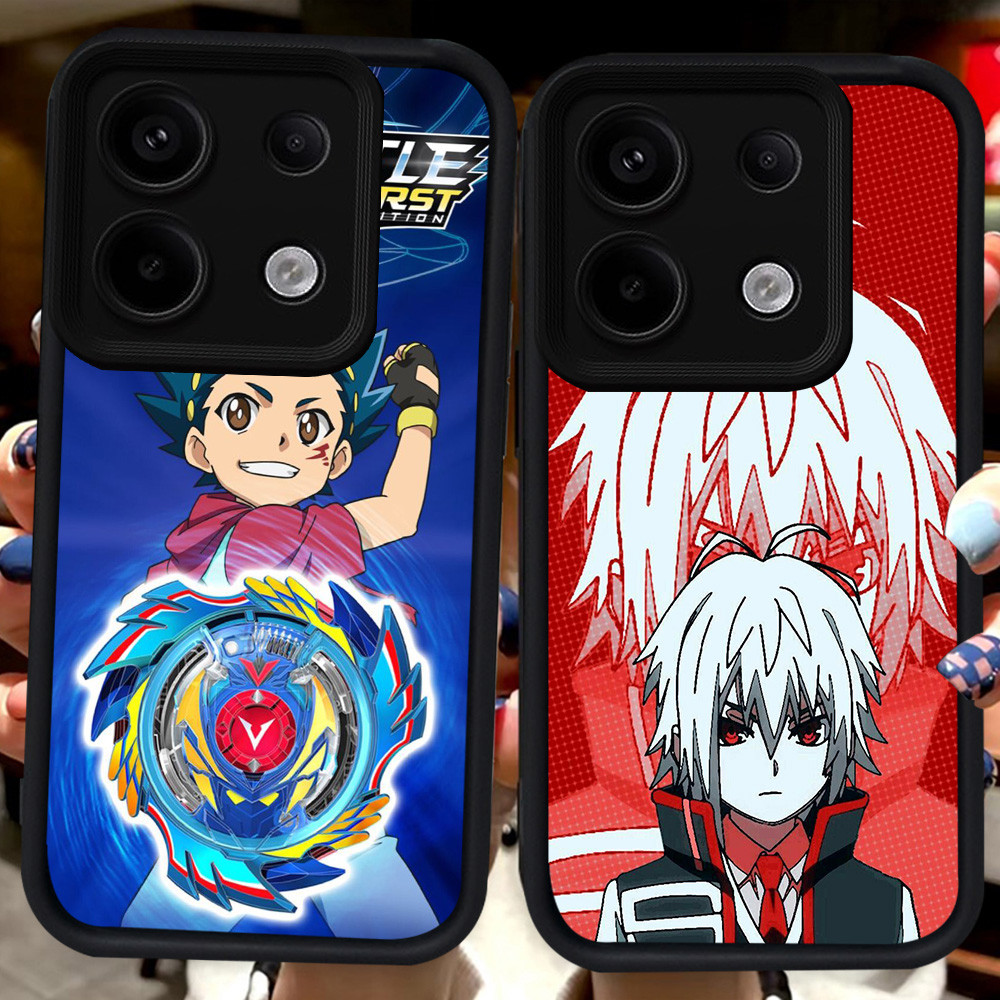 ปลอกสีดําสําหรับ Xiaomi Redmi POCO 13C หมายเหตุ 13 13T X6 Neo M6 Pro Plus 5G H99 Beyblade