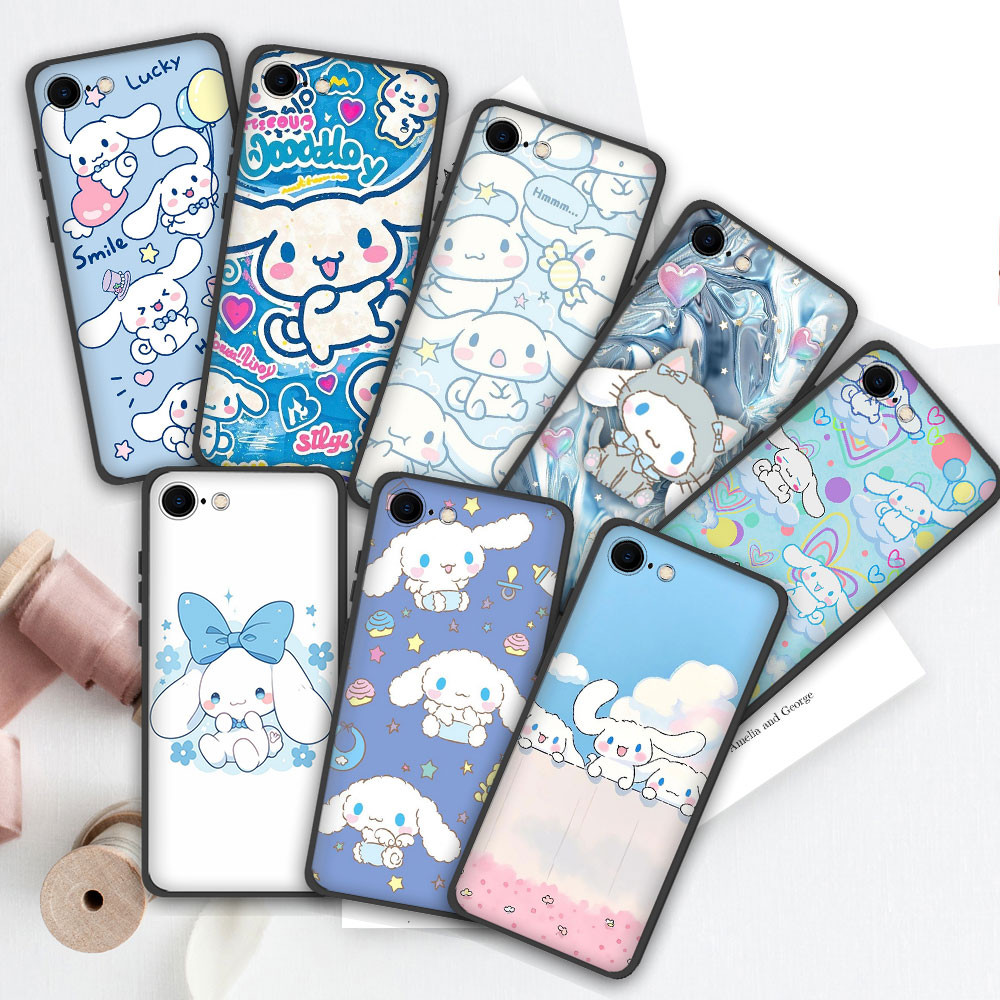 ป้องกัน OPPO A5S A3S A12E AX5 A37 A39 A57 A7 2018 A59 F1S F3 A77 A83 6T26 Cinnamoroll ซิลิโคนนุ่มเคส